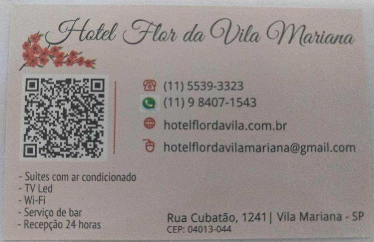 Hotel Flor Da Vila Mariana São Paulo Kültér fotó